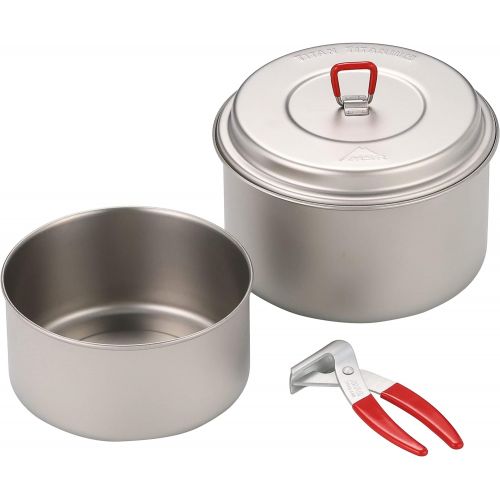 엠에스알 MSR Titan 2 Camping Pot Set (Set of 2) with LiteLifter Pot Handle