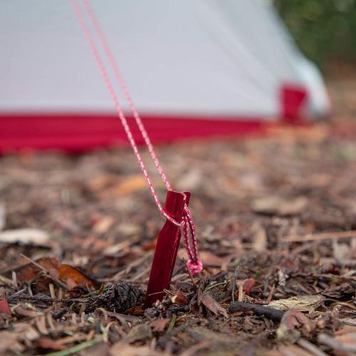 엠에스알 MSR Groundhog Tent Stake Kit, 6 Pack, Mini 6 Inch , Red