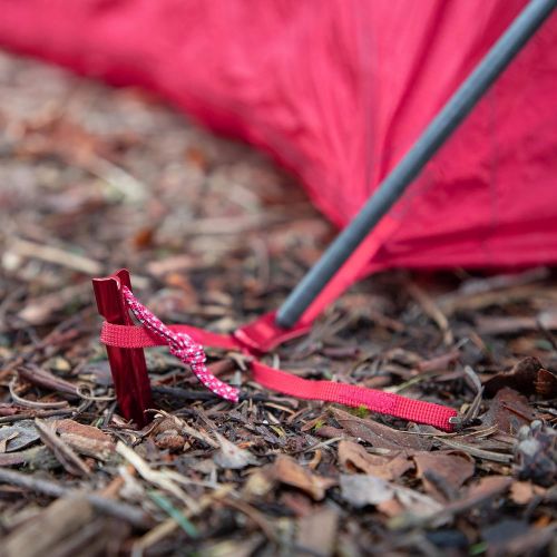 엠에스알 MSR Groundhog Tent Stake Kit, 6 Pack, Mini 6 Inch , Red