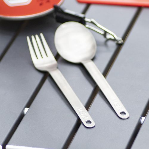 엠에스알 MSR Titan Ultralight Titanium Backpacking Fork & Spoon Set