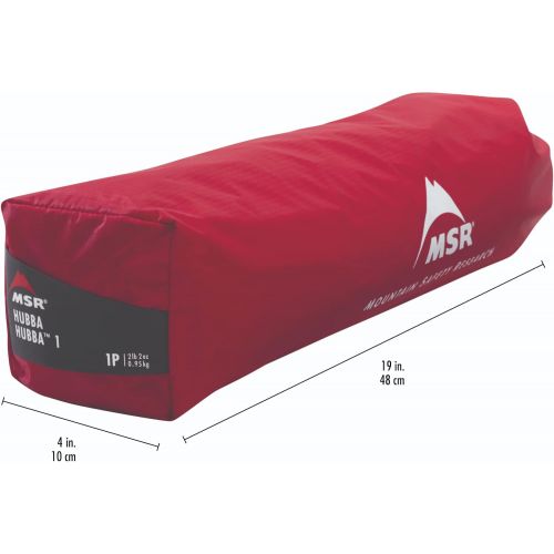 엠에스알 MSR Hubba Hubba 1-Person Lightweight Backpacking Tent