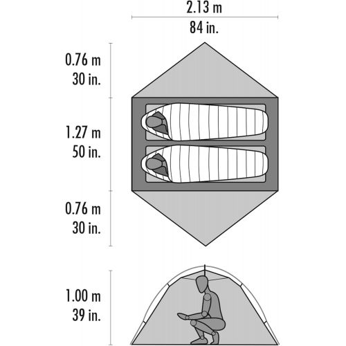 엠에스알 MSR Hubba Hubba NX 2-Person Lightweight Backpacking Tent