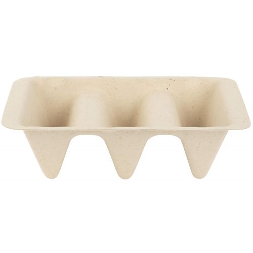  Pulp Fiber Disposable Taco Stand Up Divider/Holder by MT Products - (15 Pieces)