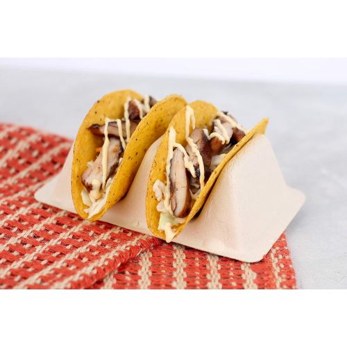  Pulp Fiber Disposable Taco Stand Up Divider/Holder by MT Products - (15 Pieces)