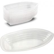 [아마존베스트]MT Products 8 oz. Clear Plastic Disposable Banana Split Boats /Perfect Size/ Great Party Dish (30 Pieces)