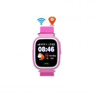 MT-Style-Anti-lost Tracker Anti-Lost Tracker Smart Watch Kids SOS Alarm Clock GPS WiFi Bluetooth Anti-Lost SIM Card for Childrens Smart Watches Phone Gift,Pink Package 1,English GPS add WiFi
