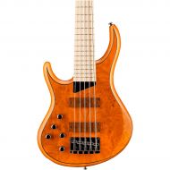 MTD},description:This Kingston Z is a left-handed 5-string electric bass that features a carved mahogany body, maple burl top and matching peg head veneer. Also features wood shell