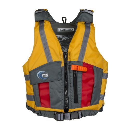  MTI Life Jacket MTI Youth Reflex Life Jacket - Mango/Red - Youth (50-90 lb)