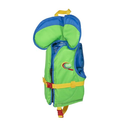  MTI Life Jackets MTI Child w/Collar Life Jacket - Bright Green/Blue - Child (30-50 lb)