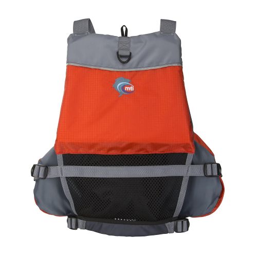  MTI Life Jackets MTI Solaris F-Spec Fishing Life Jacket - Orange/Gray - XL/2X (46-56)