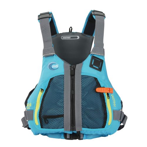  MTI Life Jackets MTI Destiny Womens Life Jacket - Tropical Blue/Light Gray - SM/MD (29-40)