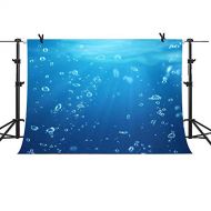 MTMETY MME 10x7ft Blue Ocean Underwater Bubble Background for Baby Shower Birthday Party Photo Studio Booth Background LXME925