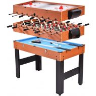 [아마존베스트]MTN Gearsmith New 48 3-in-1 Multi Combo Game Table Foosball Soccer Billiards Pool Hockey for Kids