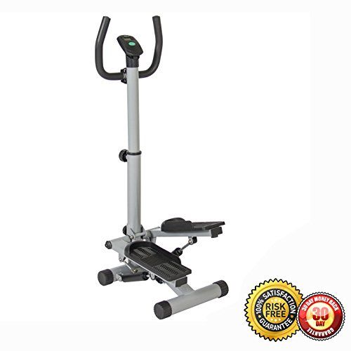  MTN Gearsmith New Exercise Stair Stepper Portable Climber Machine Air Stepping Workout Step Cardio Sliver