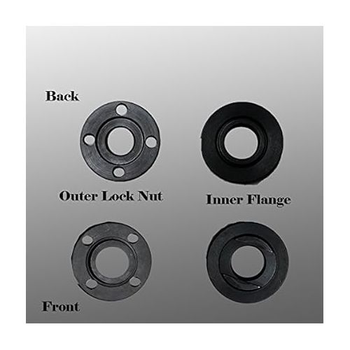  Grinder Flange Lock Nut Wrench Kit for Dewalt Milwaukee Makita Bosch Black & Decker Ryobi 4.5