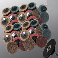 MTP 45+1 2 Roll Lock Flap Disc Surface Conditioning Sanding Disc Mixed Free Mandrel Fine Medium Coarse