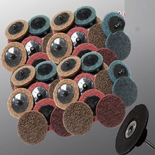  MTP 45+1 2 Roll Lock Flap Disc Surface Conditioning Sanding Disc Mixed Free Mandrel Fine Medium Coarse