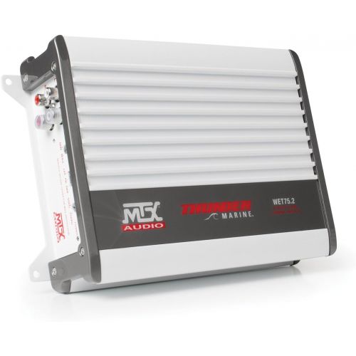  [아마존베스트]MTX Audio WET75.2 200W RMS 2-Channel Class A/B Marine Amplifier