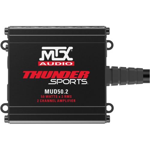  MTX Audio MUD50.2 Thunder Sports 50W x 2 @ 2Ω Full Range Class D Marine Grade Amplifier