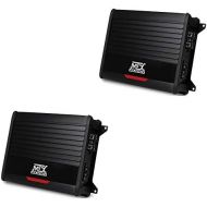 MTX 500 Watt RMS Power Mono D Bass Stereo Car Audio Amplifier Amp (2 Pack)