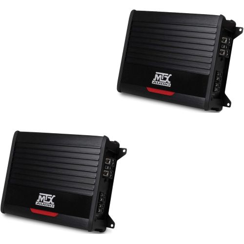  MTX 500 Watt RMS Power Mono D Bass Stereo Car Audio Amplifier Amp (2 Pack)