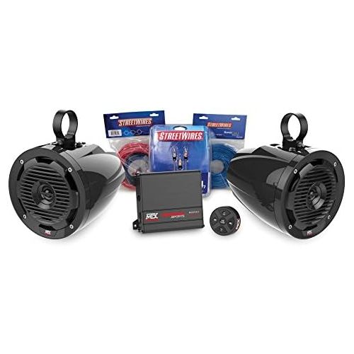  MTX MOTORSPORTS BORVKIT1 Bluetooth Tower 2-Speaker & Amplifier Off-Road Motorsports Package