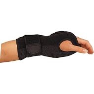 MUELLER Sports Medicine Adjustable Night Support Wrist Brace, For Sleeping, Arm Compression worn Left or Right For Men and Women, Black, One Size Fits Most