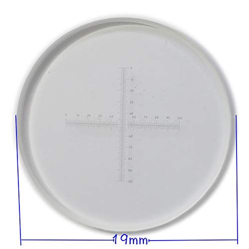  [아마존베스트]MUHWA Microscope Micrometer Calibration Ruler 0.1mm