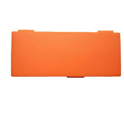  [아마존베스트]MUHWA 50place Microscope Glass Slide Box, Orange