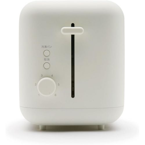  [Muji]MoMa compact pop up Bread Toaster Oven MJ-PT6A White AC100V 900W from Japan