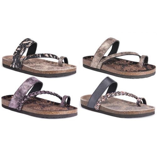  MUK LUKS Womens Keia Braided Strap Sandals (Size 8)