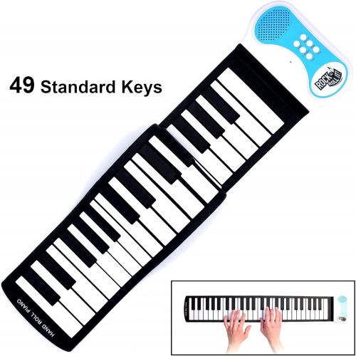  [아마존핫딜][아마존 핫딜] MUKIKIM MukikiM Rock And Roll It - Piano. Flexible, Completely Portable, 49 standard Keys, battery OR USB powered. 2016 ASTRA Best Toy for Kids Award Winner!