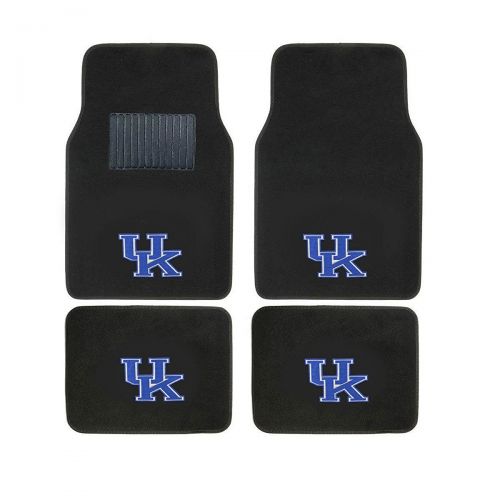  MULTI_B University of Kentucky Automotive Gift Set.Wow! Logo On Front and Rear Auto Floor Liner. You get 2 Head Rest Cover 4 Floor Mat and 1 Wheel Cover in this gift set. Perfect to Kentuc