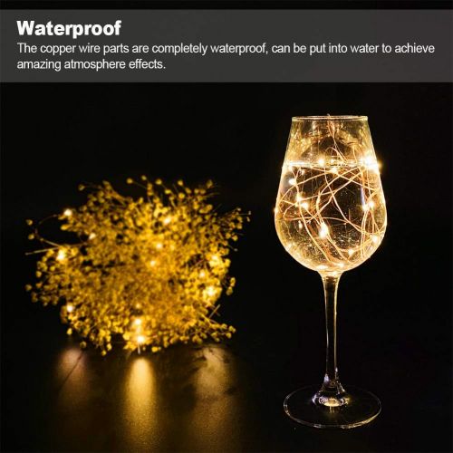  [아마존핫딜][아마존 핫딜] Amazon MUMUXI 24 Pack Fairy Lights Battery Operated, 7.2ft 20 Micro LED Mini Waterproof String Lights Copper Wire Firefly Starry Lights for DIY Wedding Party Mason Jars CraftsChristmas D