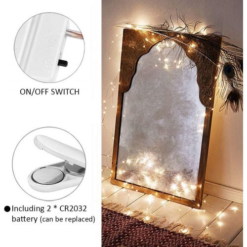  [아마존핫딜][아마존 핫딜] MUMUXI 16 Pack Fairy Lights Battery Operated (Included) 10ft 30 LED Mini String Lights Waterproof Copper Wire Firefly Starry Lights for DIY Wedding Party Mason Jars Christmas Decor