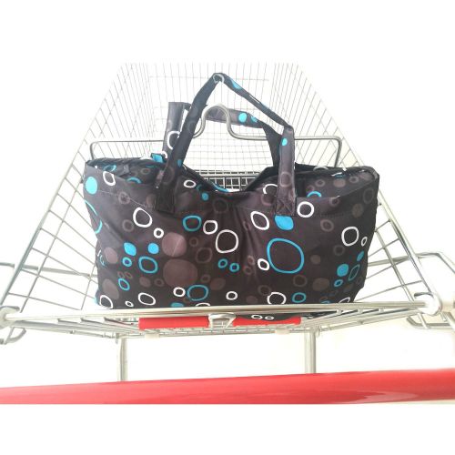  [아마존베스트]MURPHYfine Shopping Cart Cover for Baby- 2-in-1 - Foldable Portable Seat with Bag for Infant to Toddler -...