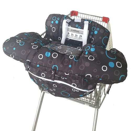  [아마존베스트]MURPHYfine Shopping Cart Cover for Baby- 2-in-1 - Foldable Portable Seat with Bag for Infant to Toddler -...