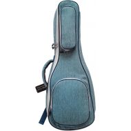 [아마존베스트]MUSIC FIRST Original Design 15mm Thick Vintage Style Pure Cotton Jeans Cloth/Denim Guitalele, Mini Guitar, Travel Guitar Case, Guitar Bag, Guitar Soft Case. NEW ARRIVAL! (28~29 inc