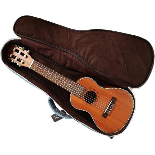  [아마존베스트]MUSIC FIRST Original Design 15mm Thick Vintage Style Pure Cotton Jeans Cloth/Denim Guitalele, Mini Guitar, Travel Guitar Case, Guitar Bag, Guitar Soft Case. NEW ARRIVAL! (28~29 inc