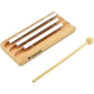 MUSICUBE Meditation Chime with 3 Tone (C-E-G) Wooden Hand-held Chimes for Classroom Management, Yoga, Meeting and Sound Therapy, Chime Mallet Included