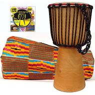 [아마존베스트]MUSIKID Childrens Djembe Drum 40cm x 20cm (Diameter) + Protective Bag + Djembe player DVD method (en/fr/sp)Mali Djembe Drum Ages 3+. High Quality Fair Trade African Jembe Drum&