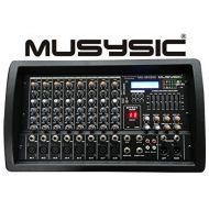 MUSYSIC PROFESSIONAL 8 CHANNEL 4500W POWER MIXER With Bluetooth/USB/SD Function MU-MX800