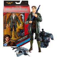 MV Year 2016 DC Multiverse Wonder Woman Series 6 Inch Tall Figure - Steve Trevor with Sword, Rifle Plus Ares Head and Upper Abdomen