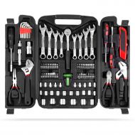 MVPower MVPOWER 95 Piece Home Mechanics Repair Tool Kit,General Household Hand Tool Set Wrench Set with Plastic Toolbox Storage Case