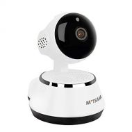MVTEAM Home Security Camera, 1024P WiFi Dog Security Camera with Two-Way Audio, Motion Detection, Pan/Tilt, 2.4Ghz IP Surveillance Camera for Baby/Elder/Nanny/Pet Cat Monitoring