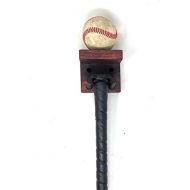 MWCSPORTS Full Size Bat and Ball Rack/Softball Holder Wall Mount Wood Display