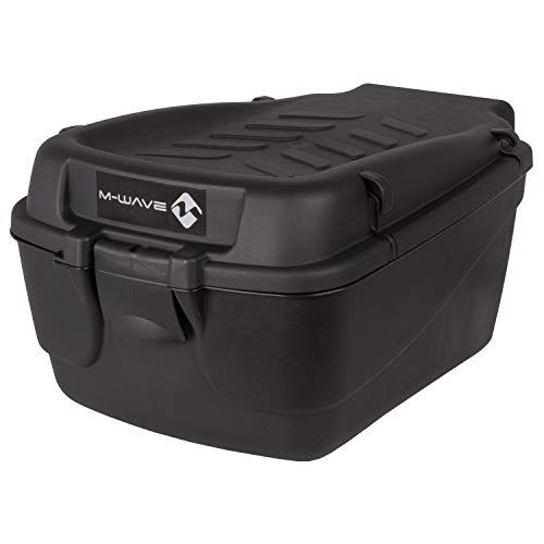  M-Wave Amsterdam Easy Box Rear Carrier Top Case in Two Sizes, Black