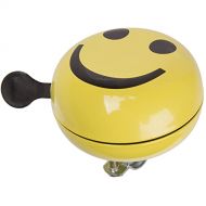 M-Wave Unisexs Smiley Bicycle Bell, Yellow, 80 mm