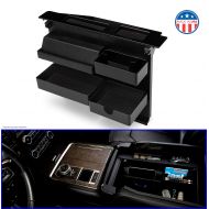 MX Auto-Salient Console Organizer for Select Ford Trucks & SUVs-Compatible with |Ford F150 (2015-2020) | F250, F350, Raptor (2017-2020) | Expedition (2018-2020) | Fits ONLY Vehicle