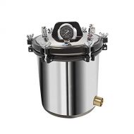 MXBAOHENG Portable Steam Autoclave Sterilizer High Pressure Steam Sterilization Pot Stainless Steel (18L, 110V)
